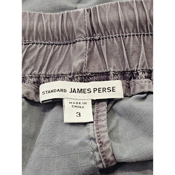 Standard James Perse Gray Stretch Tie Waist Khaki Utility Pants Women's 3 EUC - Picture 5 of 7